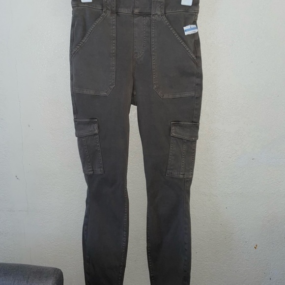 SPANX Stretch Twill Ankle Cargo Pant women size small - Picture 2 of 6